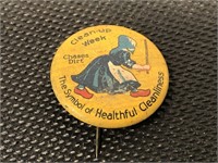 Clean-Up Week Vintage Pin