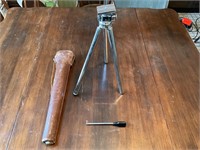 Vintage Tripod with leather case