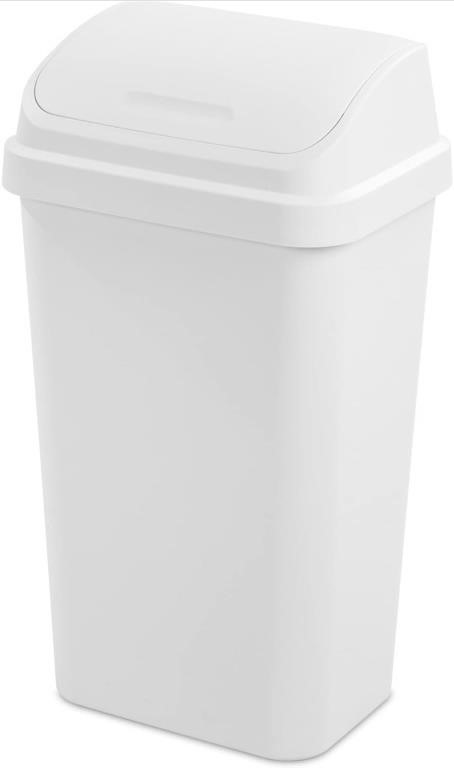 13 Gallon Plastic Swing Top Trash can