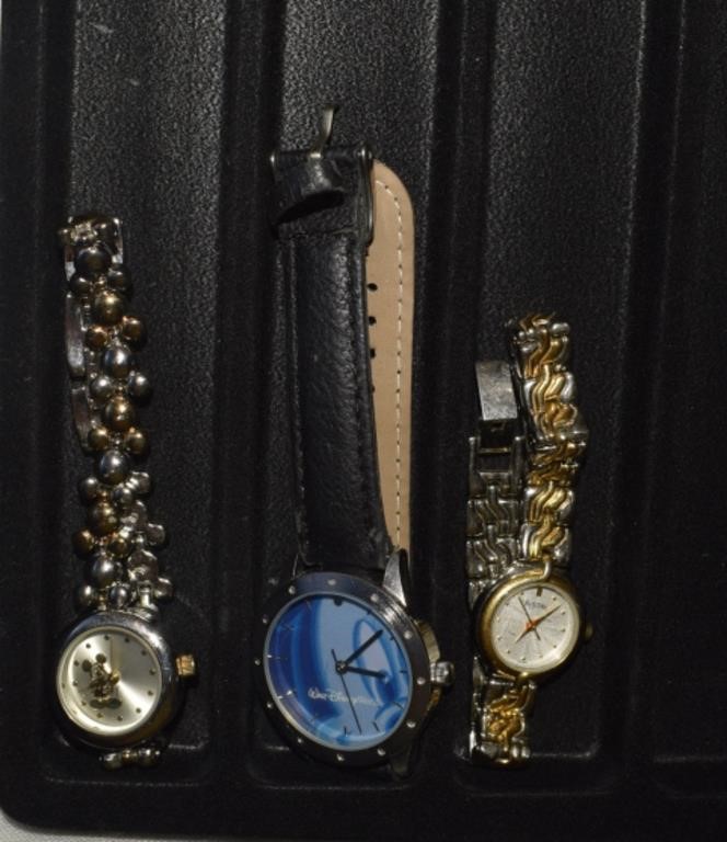 Two Disney Watches & Bulova Watch