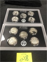 2018, 2017 United States Quarter Mint Sets