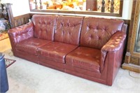 3-Section Leather Sofa by Flexsteel