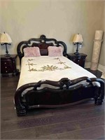 Solid Wood Bed Frame - Queen