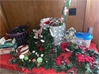 Large amount of Christmas items and miscellaneous