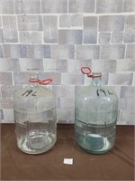 2 Large glass jugs (good for wine making)