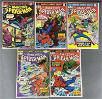 5pc Amazing Spider-Man #137-145 Marvel Comic Books