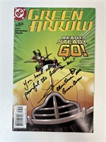 Autograph COA Green Arrow Comics