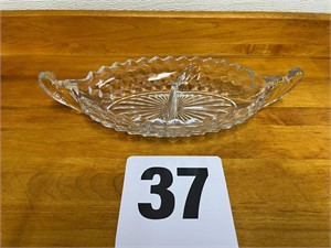Fostoria Divided Dish with Handles