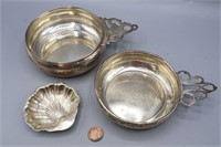Wallace Sterling Porringers & Shell Dish 224g