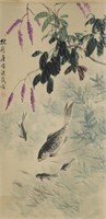Tang Yun 1910-1993 Watercolour on Paper Scroll
