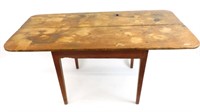 Hepplewhite farm table. Early 19th century. Two