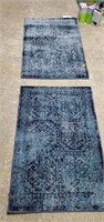 2- 24 x 36 accent rugs