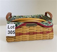 Longaberger Handwoven Basket Christmas Edition