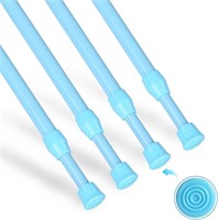 New 4 Pcs Tension Rod (Blue, 23-39 inch)