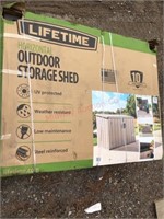 Lifetime outdoor storage shed. 699 MSRP Unknown