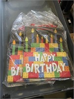 35 HAPPY BIRTHDAT lego gift bags, 10x12x4.5"