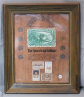 The American Indian Framed Coin Set.