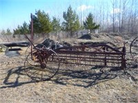 Massey Harris #11 Hay Rake, Steel Wheels, 10 ft