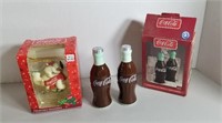 Vintage Coca Cola Coke Bottles Salt &