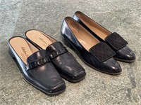Two Pairs Vintage Salvatore Ferragamo Shoes