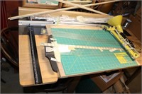 mat cutter & items