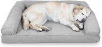 Pet Bed Quilted Sofa-Style Cooling  Foam
