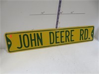 John Deere road sign, repro, 30" long