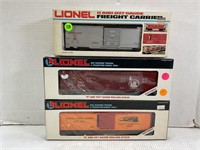 LOT OF 3 LIONEL O GAUGE FREIGHT CARRIERS - 6-9442,