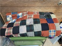 Old Hand Made Quilt Old Condition