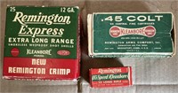 Three EMPTY Collectible Vintage Ammo Boxes!