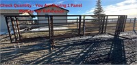1 x NEW 24' Free Standing Panel W/12' Gate