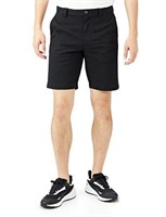 Amazon Essentials Men's Slim-Fit 9" Short, Black,