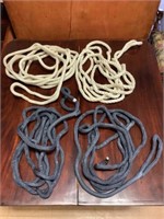 4 tow ropes approx 16ft each