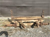 Antique Farm Wagon Front Axle - 68"wide