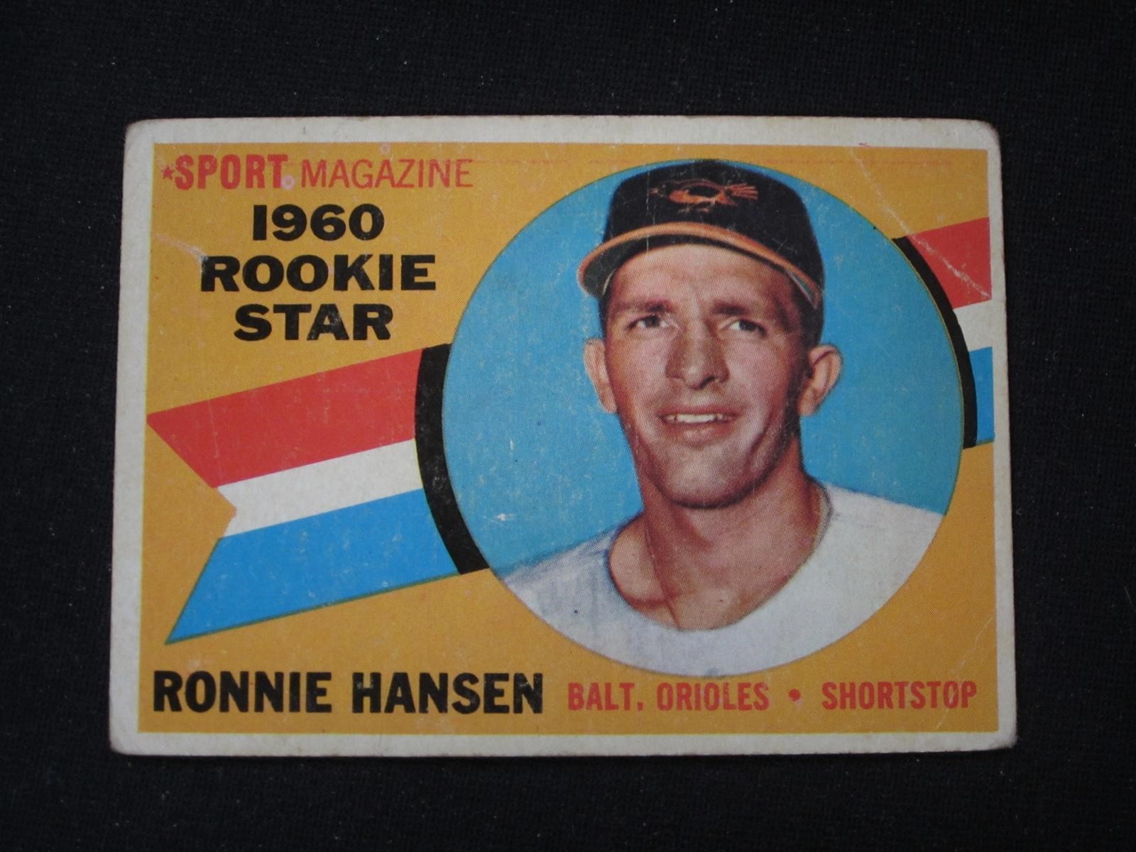 1960 TOPPS #127 RONNIE HANSEN ORIOLES