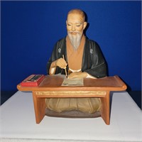 Vintage Hakata Japanese Urasaki Clay Figurine Man