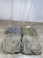 Ralph Lauren cargo shorts, size 40. 4 pairs of