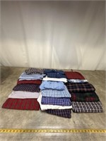 Assortment of pajama sets, most are size XL