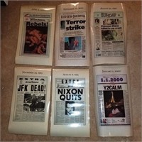 810 - VINTAGE PRESERVED NEWSPAPER STORIES