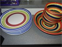 Set of Plates and Bowls