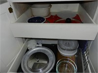 Contents Two Kitchen Drawers and Cookie Sheets