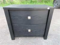 MODERN 2 DRAWER NIGHT STAND 29X17X26 INCHES