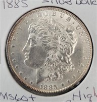 1885-P Silver Dollar, Higher Grade