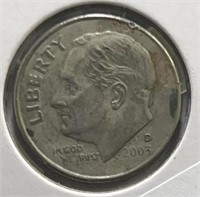 2003D Roosevelt Dime