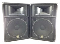 Pair Yamaha S115v Stage Monitor Speakers