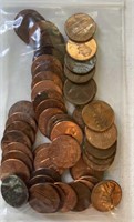 (50) Lincoln Cents