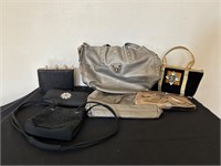 Various Faux Leather / Felt Purses