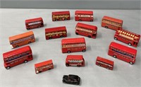 Die-Cast London Buses Toy Lot