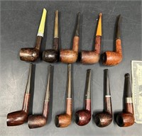 11 Vintage Smoking Pipes- Medico, Kaywoodie +