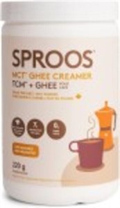 SPROOS MCT Ghee Creamer | Grass-Fed Ghee, MCT